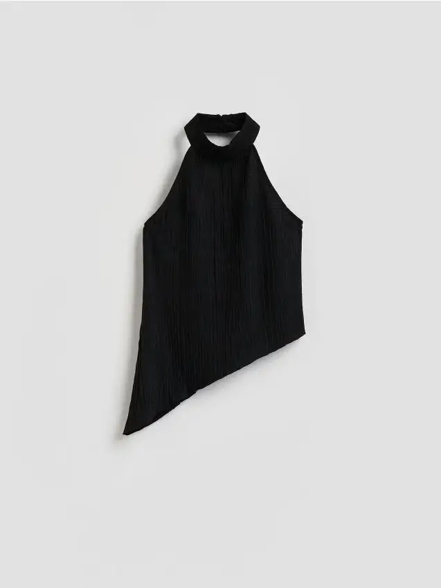 Reserved Top strutturato - nero