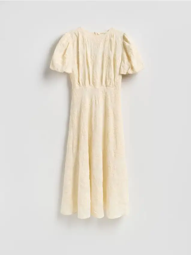 Vestito ricamato - nude