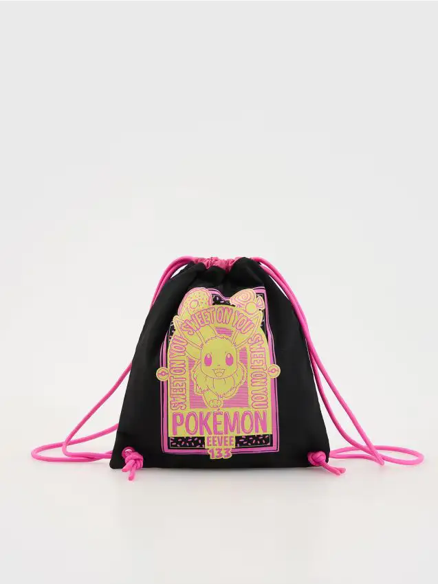 Reserved Zaino sacca Pokémon - nero