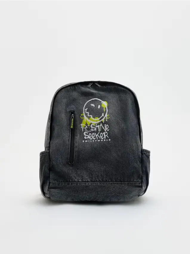 Reserved Zaino SmileyWorld® - grigio scuro
