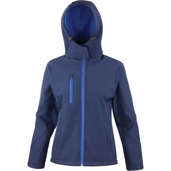 Result Giacca Softshell Capuche Femme Tx Performance Bleu