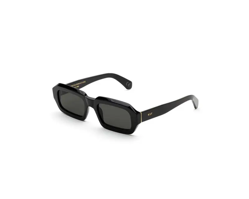 Retrosuperfuture Unisex 17I Fantasma Black Occhiali da sole Acetato Nero Nero Squadrata Normale