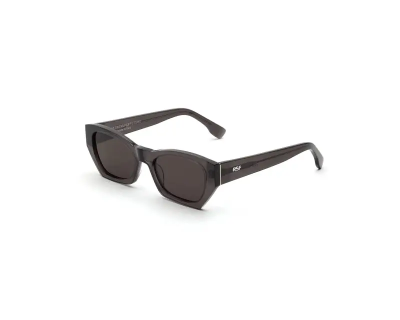 Retrosuperfuture Unisex DWB AMATA ESTATE LIQUIRIZIA Occhiali da sole Acetato Nero Nero Squadrata