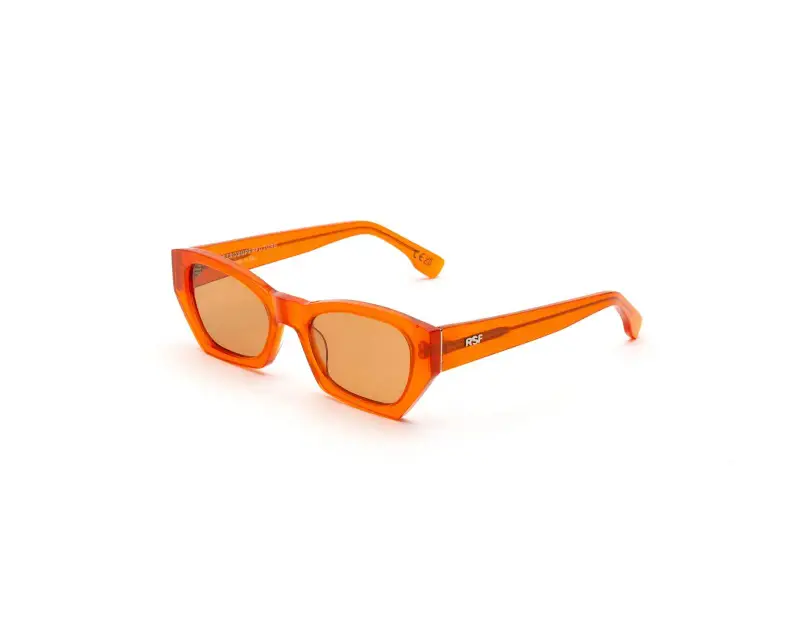 Retrosuperfuture Unisex GCJ AMATA ESTATE MANDARINO Occhiali da sole Acetato Arancione Arancione Squadrata
