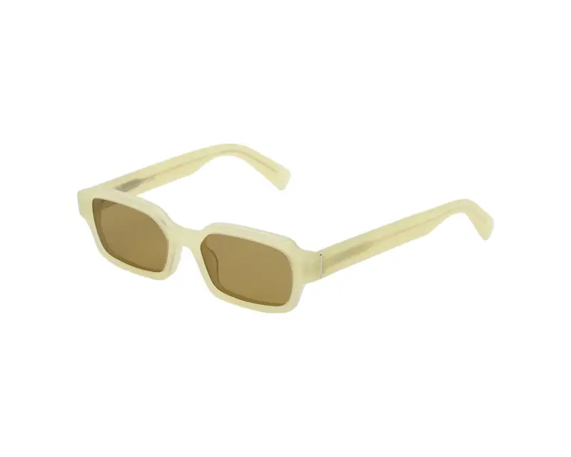 Retrosuperfuture Unisex NVA CARINO CANARINO Occhiali da sole Acetato Giallo Marrone Squadrata Normale