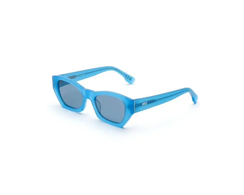 Retrosuperfuture Unisex QV3 AMATA ESTATE ANICE Occhiali da sole Acetato Azzurro Azzurro Squadrata