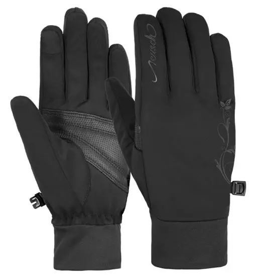 Saskia TOUCHTEC - guanti da sci - donna Black