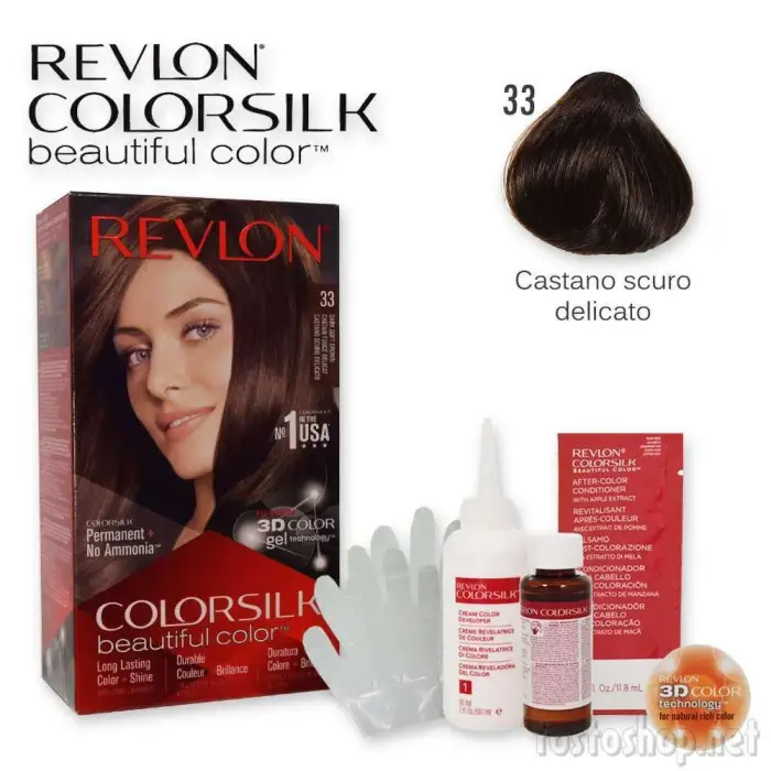 Revlon colorsilk n 33 castano scuro delicato