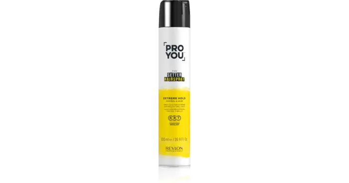 Revlon Lacca per capelli con fissaggio extra forte Pro You The Setter Lacca per capelli ( tenuta estrema) 500 ml