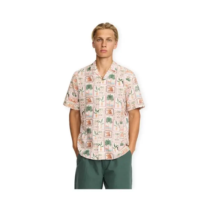 Revolution Camicia a maniche corte Cuban Shirt 3247 - Multi Multicolore