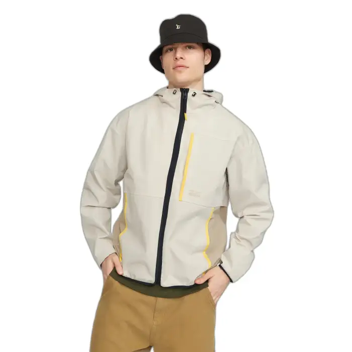 Revolution Impermeabile con cappuccio Blanc