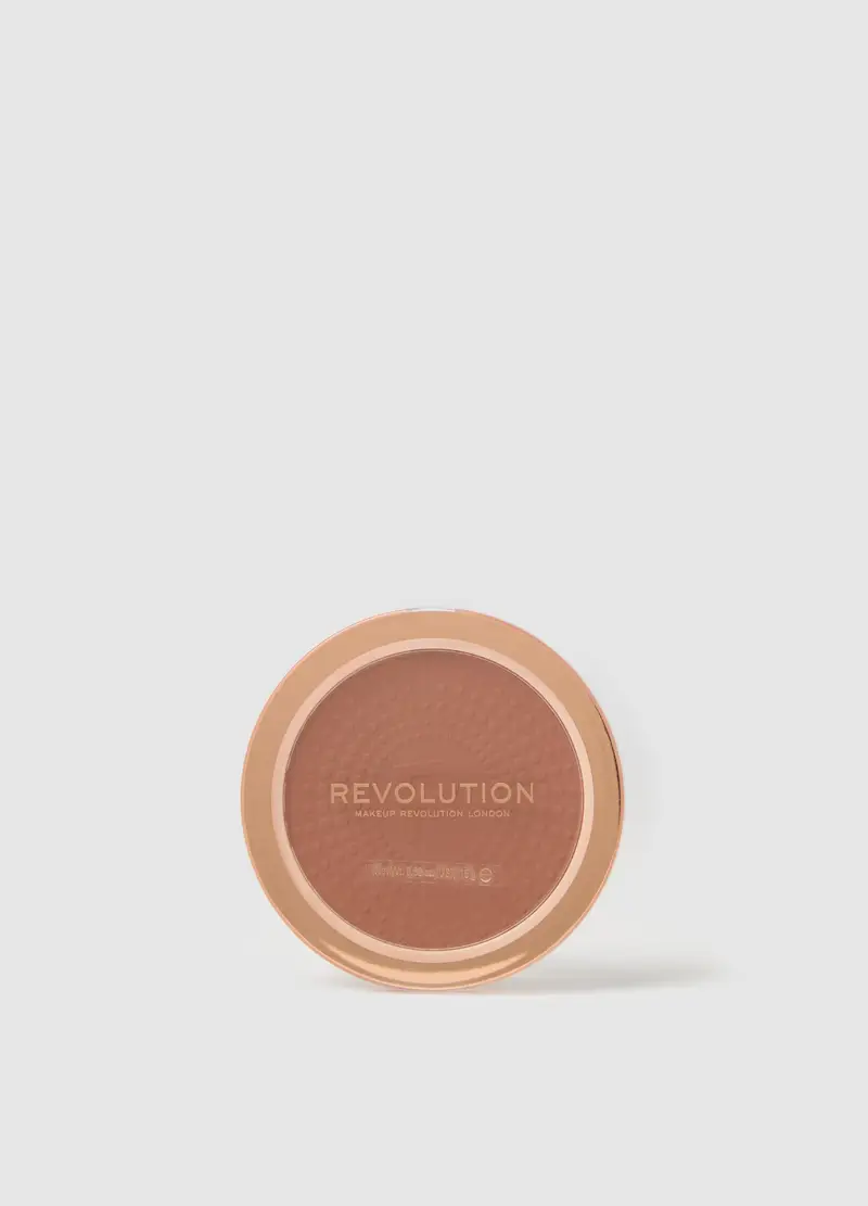 Revolution Mega Bronzer 02 - Warm Bronzer In Polvere Compatta, Donna, Marrone, Taglia: FASUL