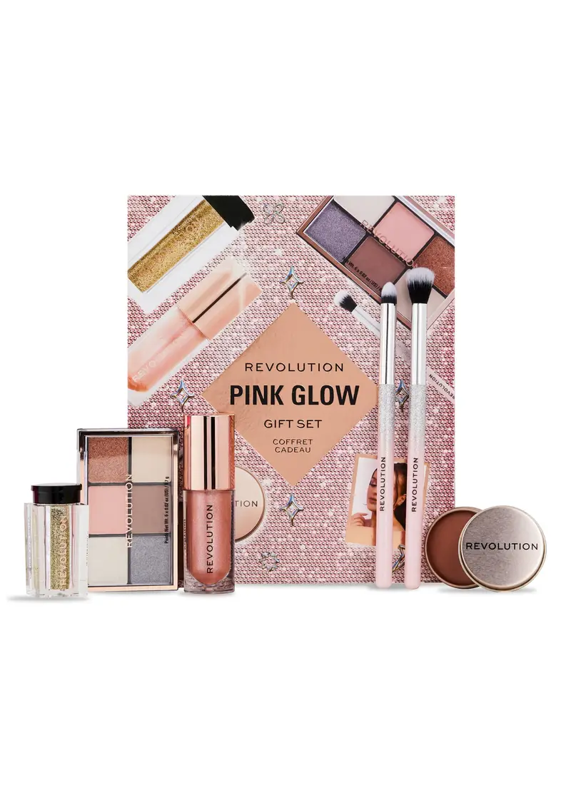 Revolution Pink Glow Get The Look Gift Set, Donna, Rosa, Taglia: FASUL