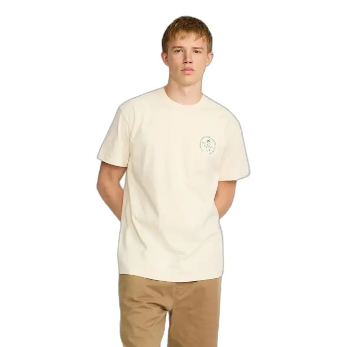 Revolution T-shirt in fantasia Crispy Handfeel Cow Beige