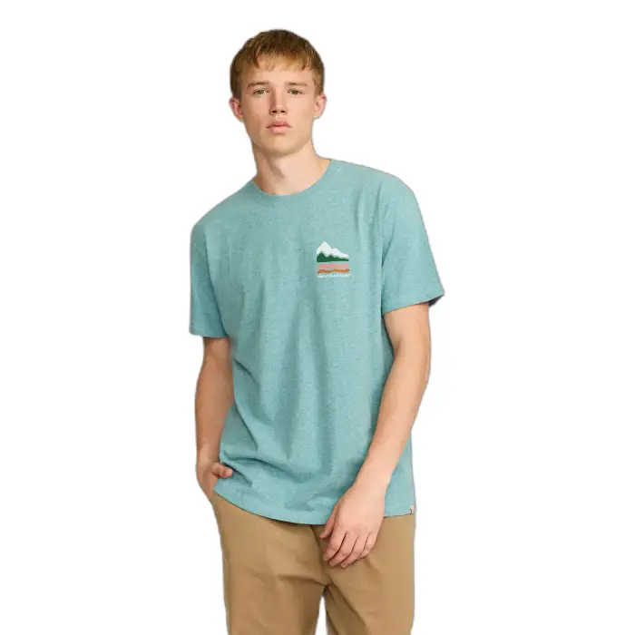 Revolution T-shirt in fantasia Turquoise
