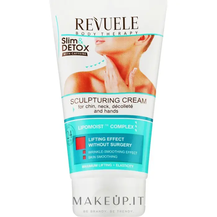 Revuele Slim & Detox con caffeina crema modellante per collo e décolleté 150 ml
