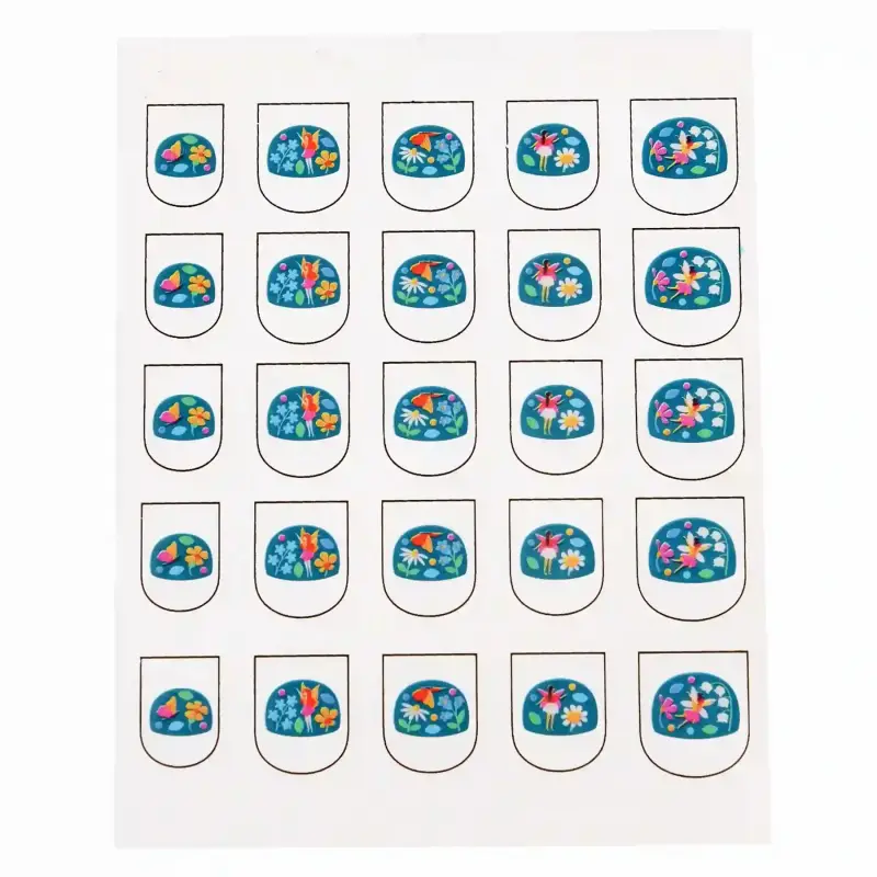 Rex London Adesivi per unghie Fairies In The Garden (x25)