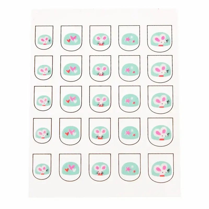 Rex London Adesivi per unghie Mimi Et Milo (x25)