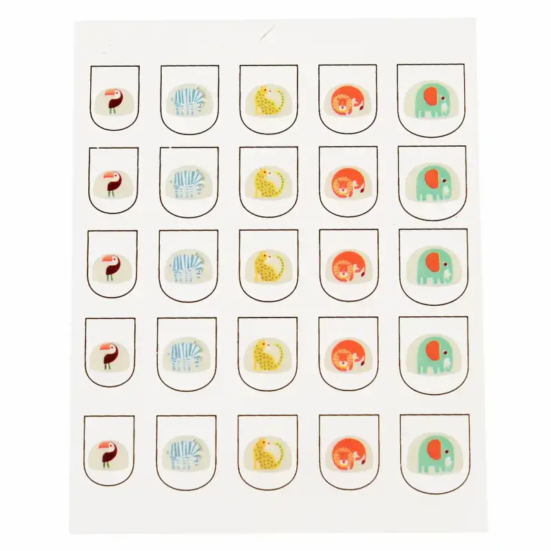 Rex London Adesivi per unghie Wild Wonders (x25)