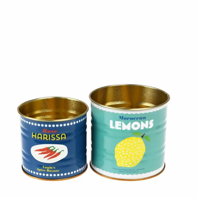 Rex London Contenitore in metallo Citron Et Harissa (x2)