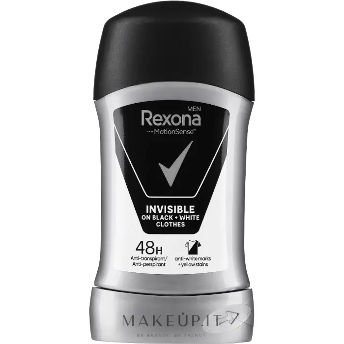 Rexona Invisible on Black + White antitraspirante solido 48 H 50 ml