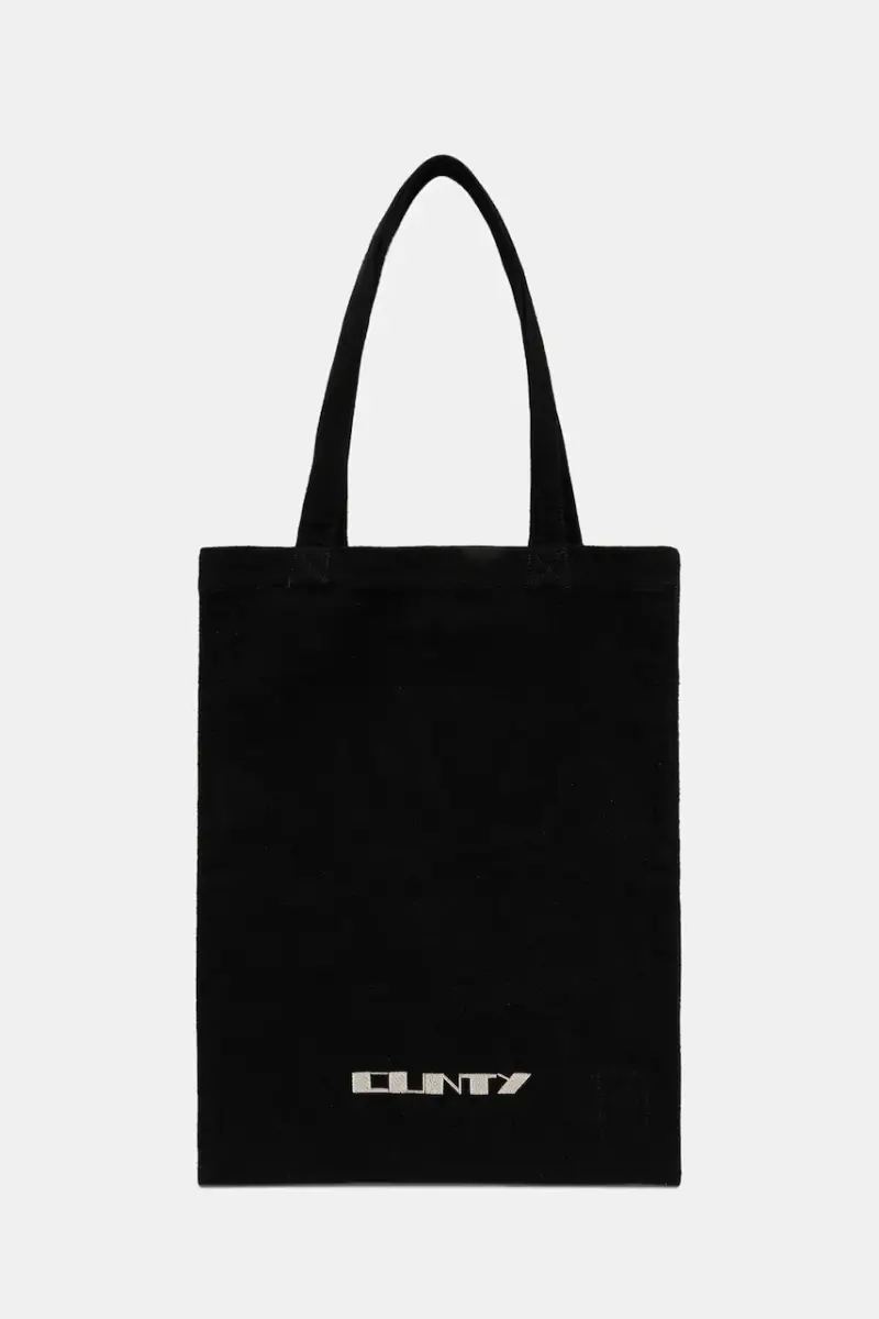 Rick Owens DRKSHDW borsa in cotone Shopper colore nero DA02E7431.BMOEM6