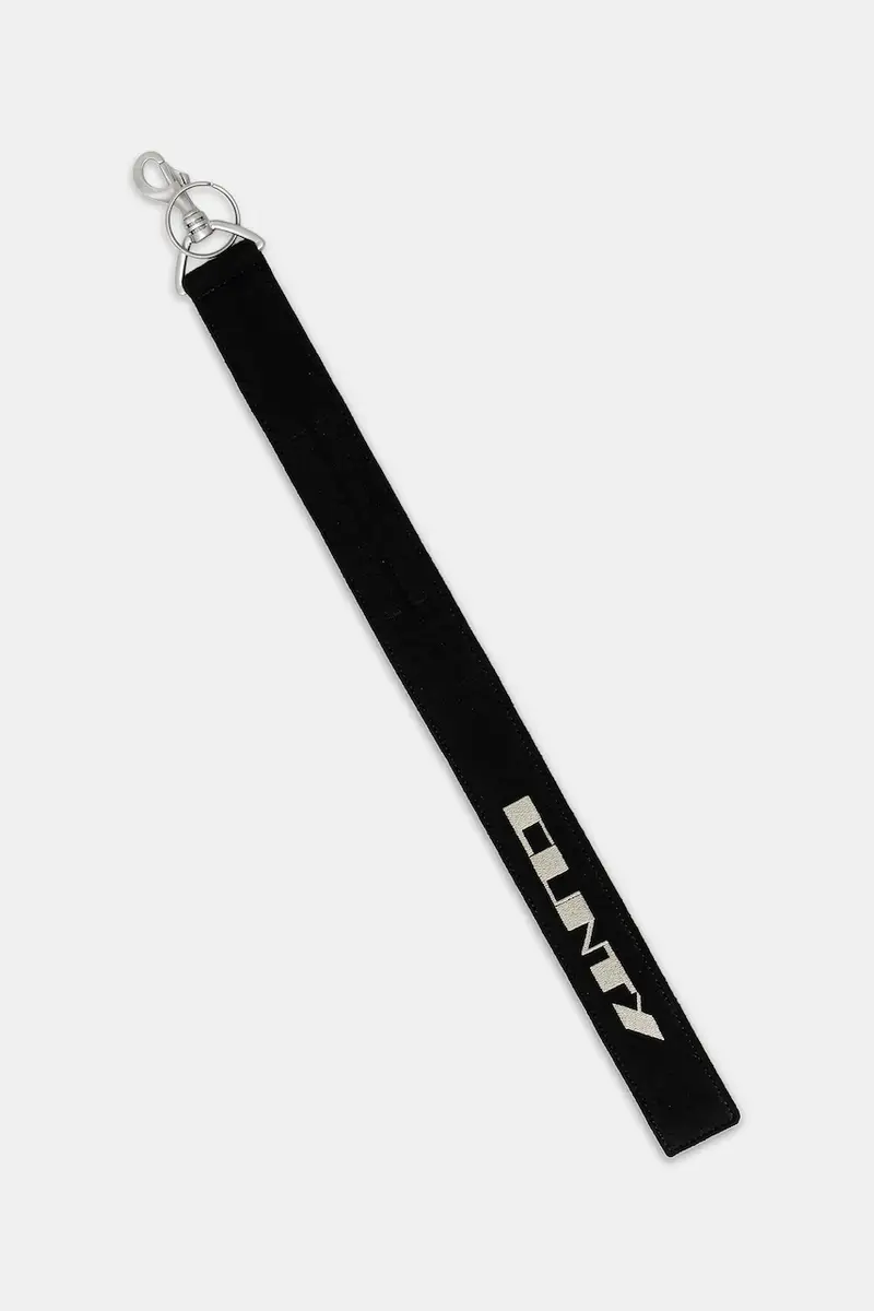 Rick Owens DRKSHDW ciondolo Keychain DA02E7401.BMOEM6 Nero