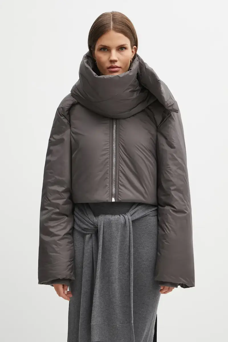 Rick Owens DRKSHDW giacca Convertible colore marrone DS02E7727.NP