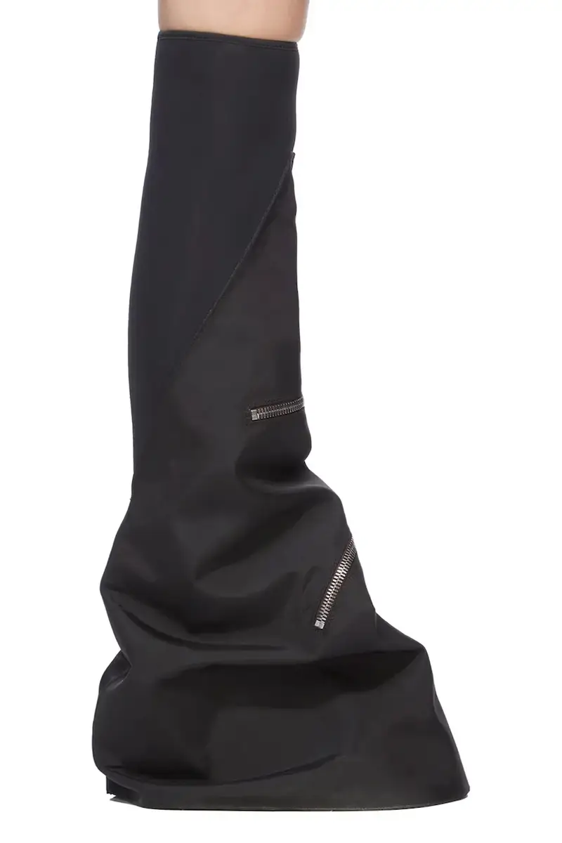 Rick Owens DRKSHDW stivali Cargo Fetish donna colore nero DS02E7816.NCV