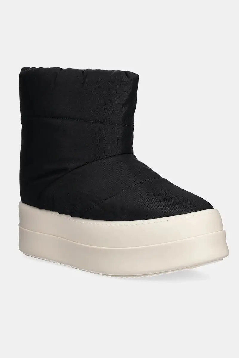 Rick Owens DRKSHDW stivali da neve Mega Bumper Low Lunar uomo colore nero DU02E7839.NCV