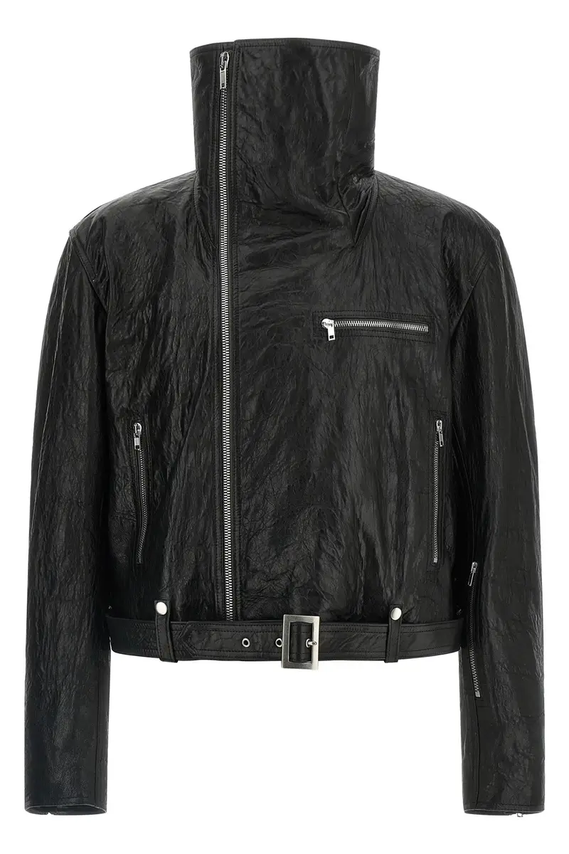 RICK OWENS Giacca Dracubiker Nero