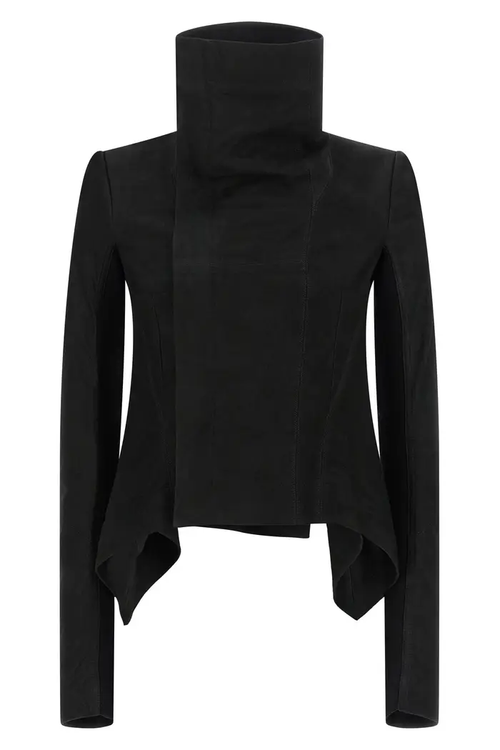 RICK OWENS Giacca Naska Biker Nero