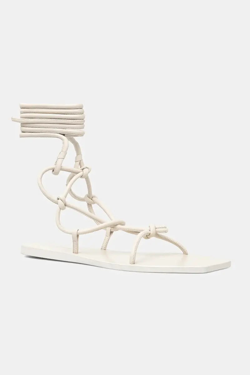 Rick Owens Lilies sandali in pelle Penta colore beige LI01E4808