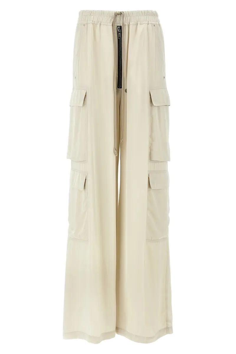 RICK OWENS Pantalone Cargobelas Beige