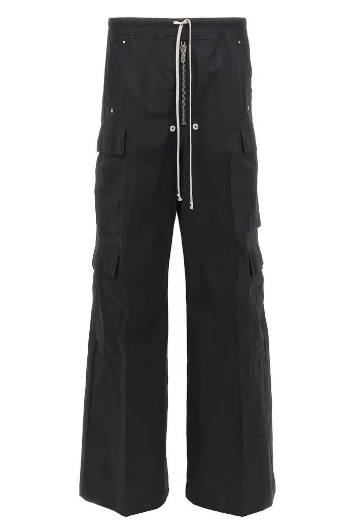RICK OWENS Pantalone Cargobelas Nero