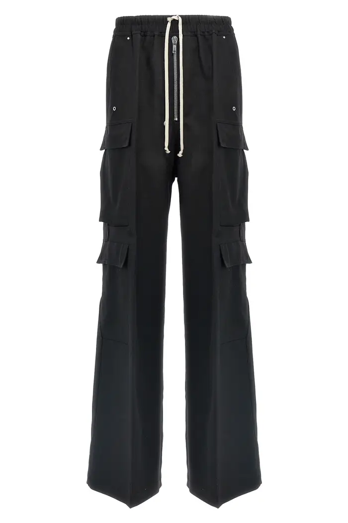 RICK OWENS Pantalone Cargobelas Nero
