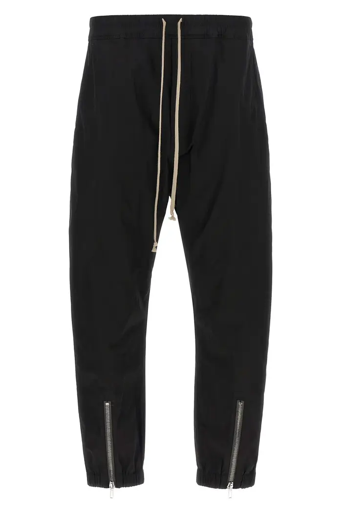 RICK OWENS Pantalone Tecuatl Track Nero