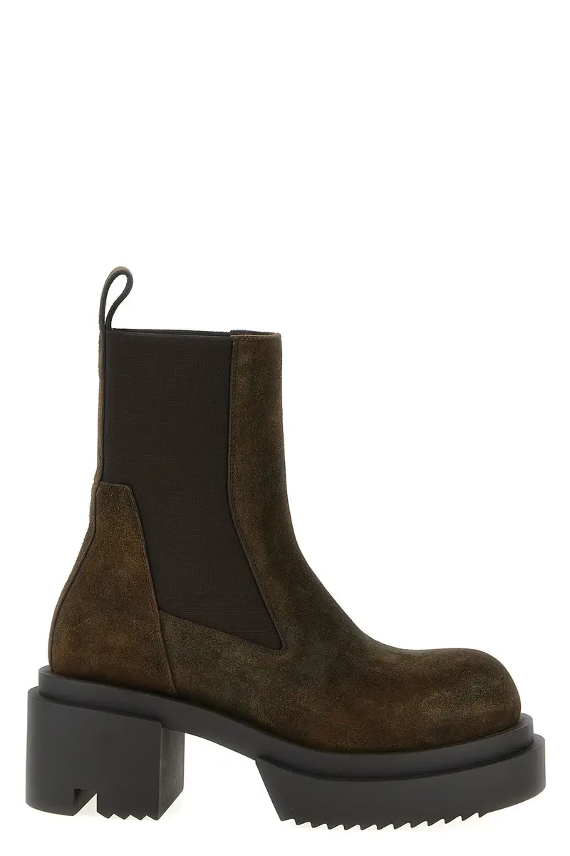 RICK OWENS Stivaletto 'Beatle Bogun' Nero