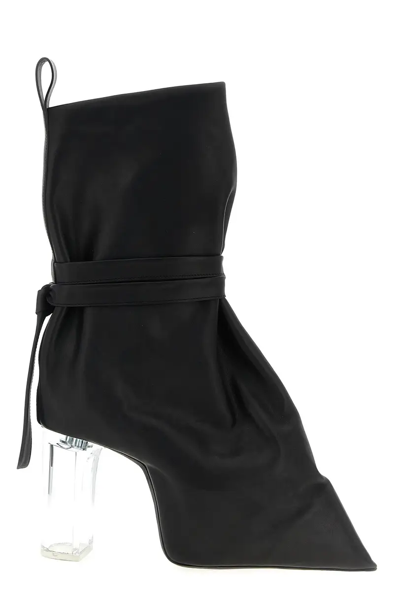 RICK OWENS Stivaletto 'Tied Taco Kiss' Nero