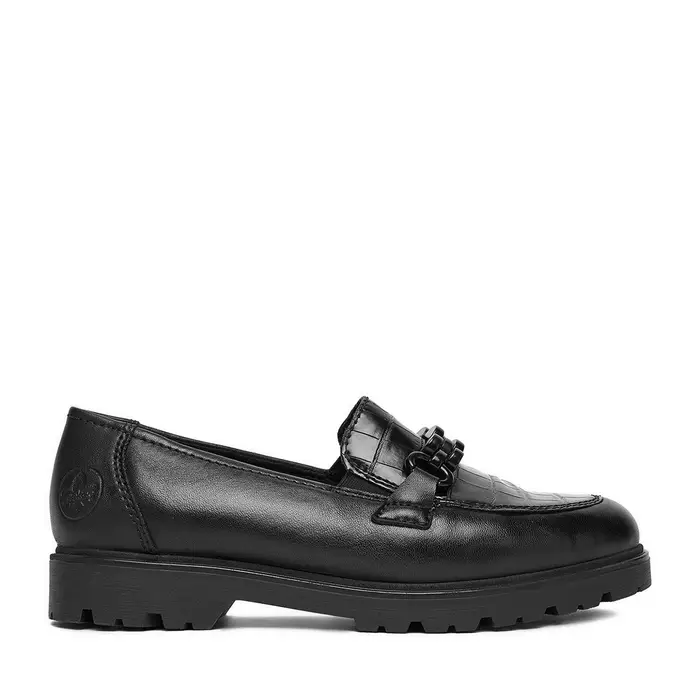 Rieker Chunky loafers 45561-01 Nero