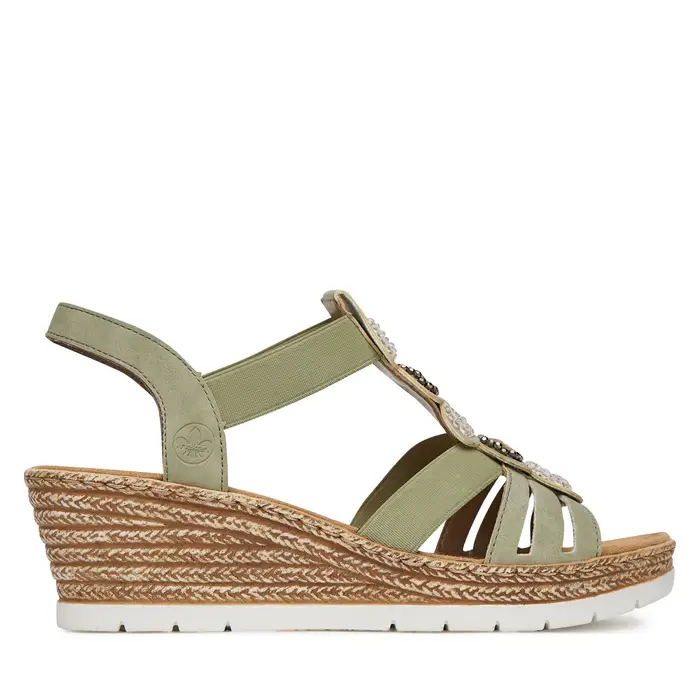 Rieker Sandali 619B2-52 Verde