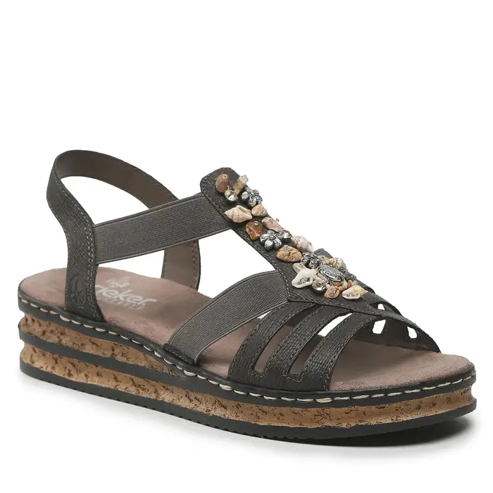 Rieker Sandali 62949-45 Grigio