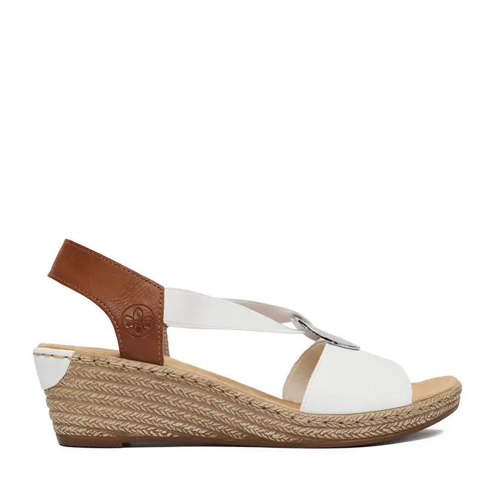 Rieker Sandali CEO-624H6-81 Bianco