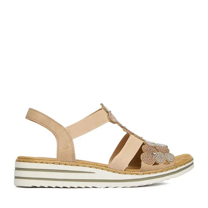 Rieker Sandali CEO-V0613-90 Beige