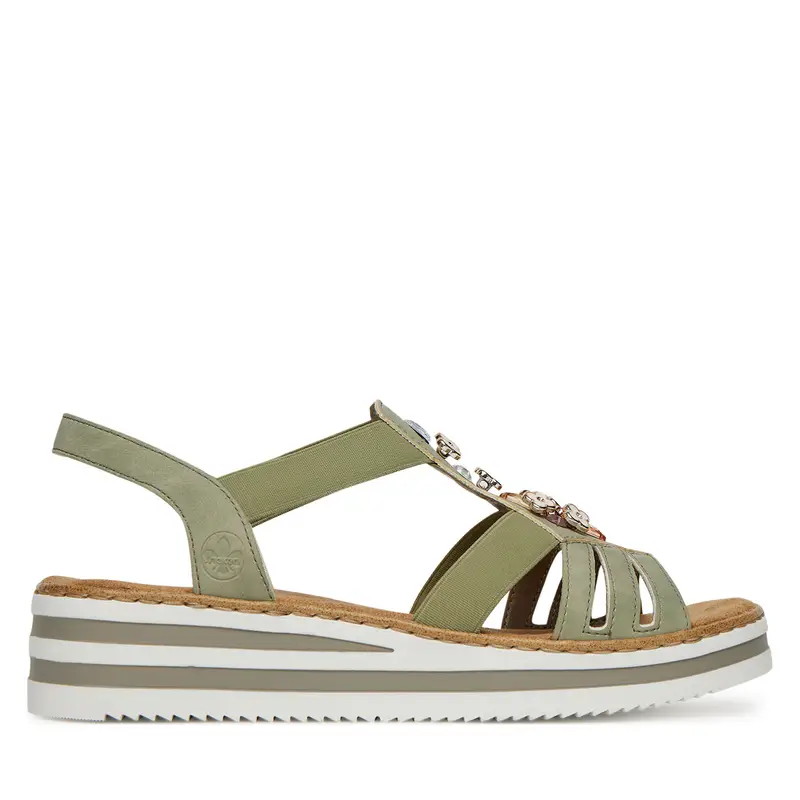 Rieker Sandali V0245-52 Verde