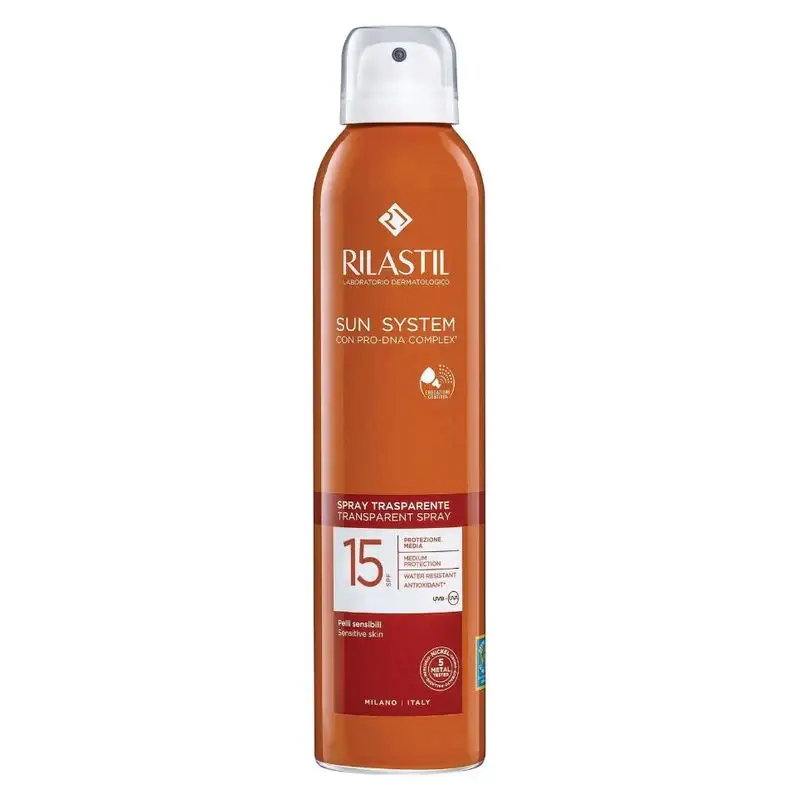 Rilastil Sun System Spray Trasparente Spf 15 200 Ml