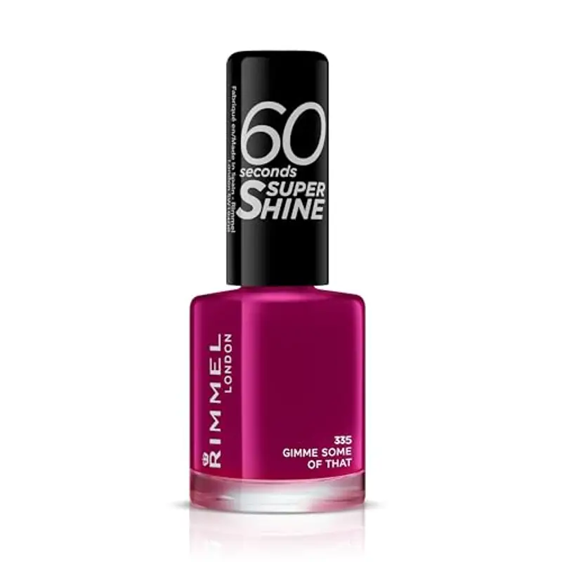 Rimmel London London Super Shine 60'' Smalto, 335 Gimme Some Of That (Magenta), 8 ml
