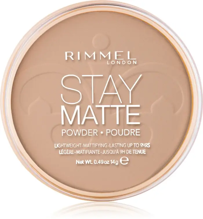 Rimmel Stay Matte cipria colore 010 Warm Honey 14 g
