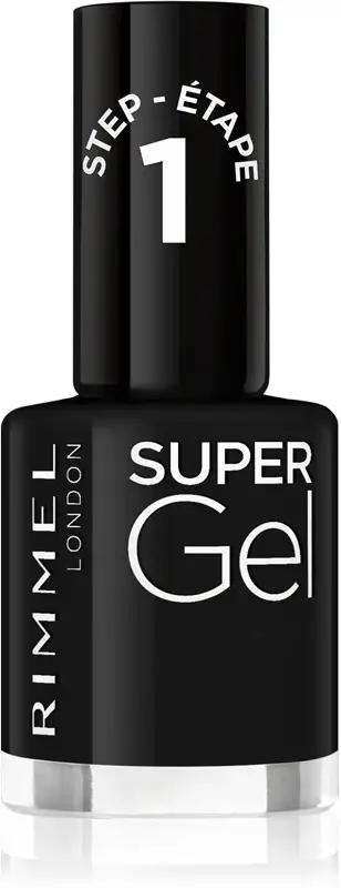 Rimmel Super Gel smalto gel per unghie senza lampada UV/LED colore 070 Black Obsession 12 ml