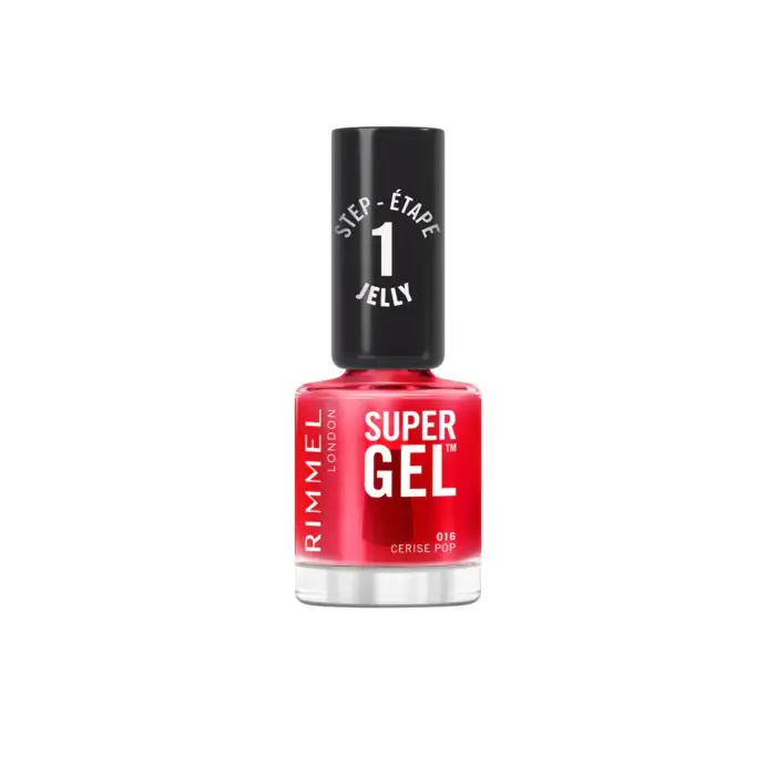 Rimmel Super Gel STEP1 - Smalto in gel 12 ml 016 Cerise Pop